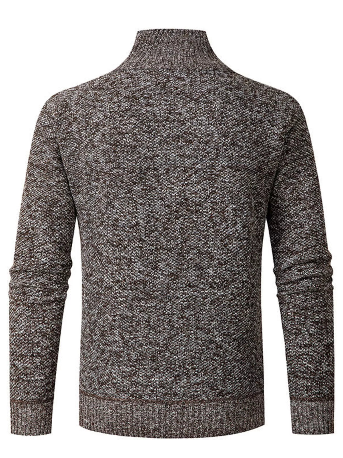 Men's plus size half zip sweater relaxed fit