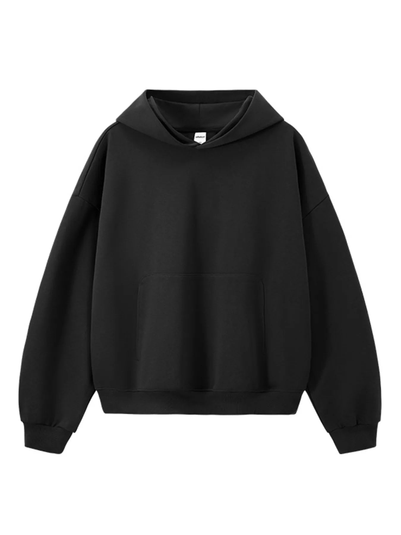 Men's kangaroo pocket hoodie dropped shoulder design