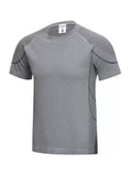 Men's round neck short sleeve t-shirt front view