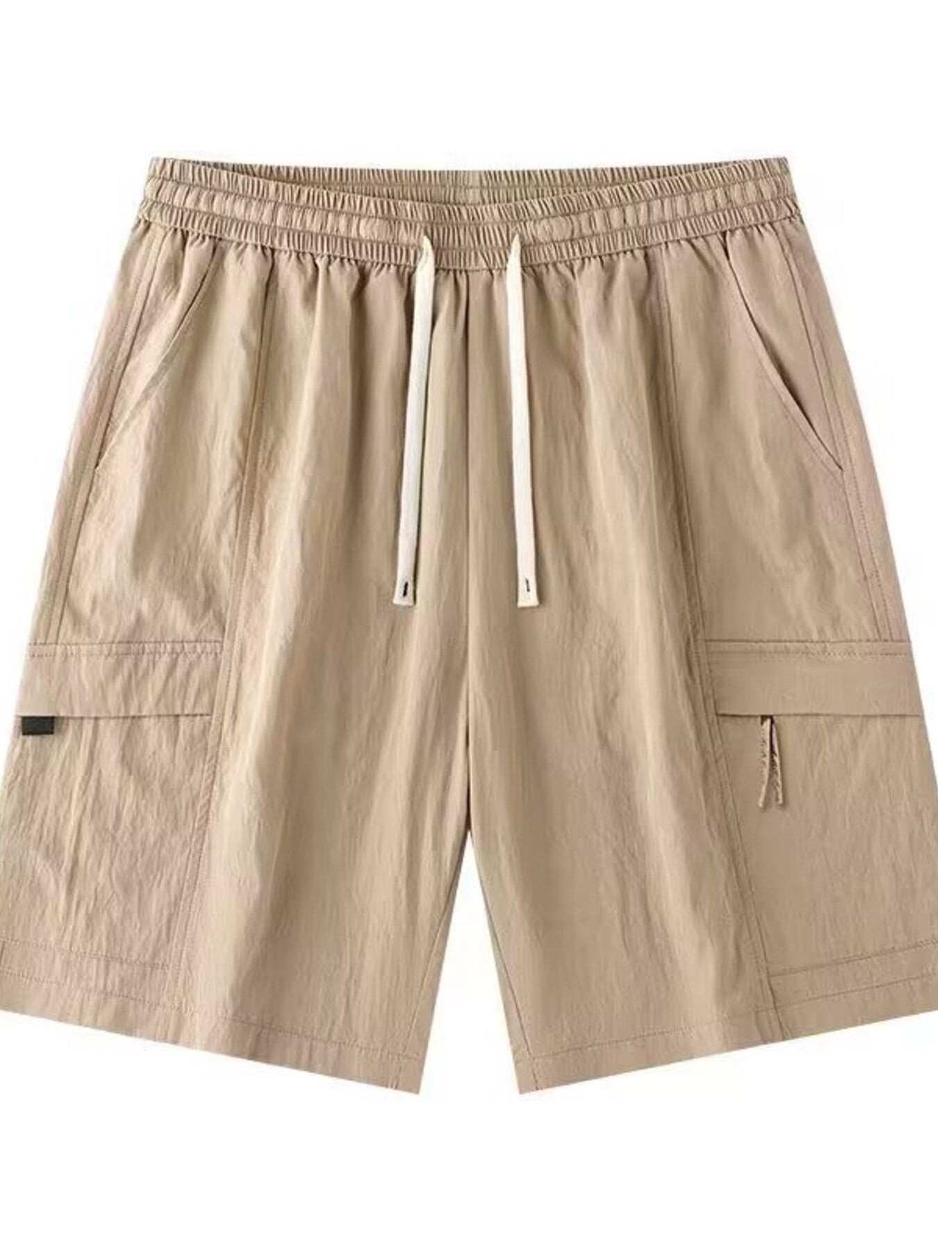 Men's plus size cargo shorts front view