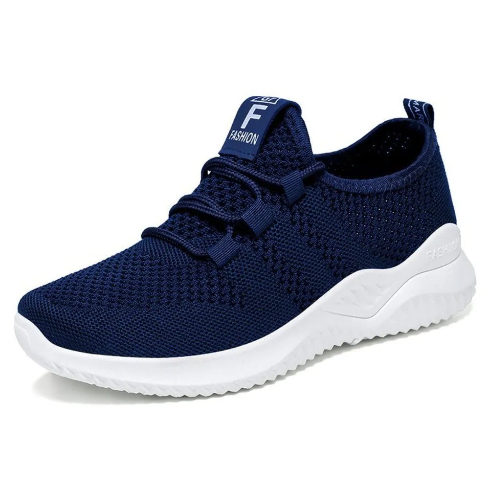 Breathable Mesh Lace Up Athletic - ELC Fashion