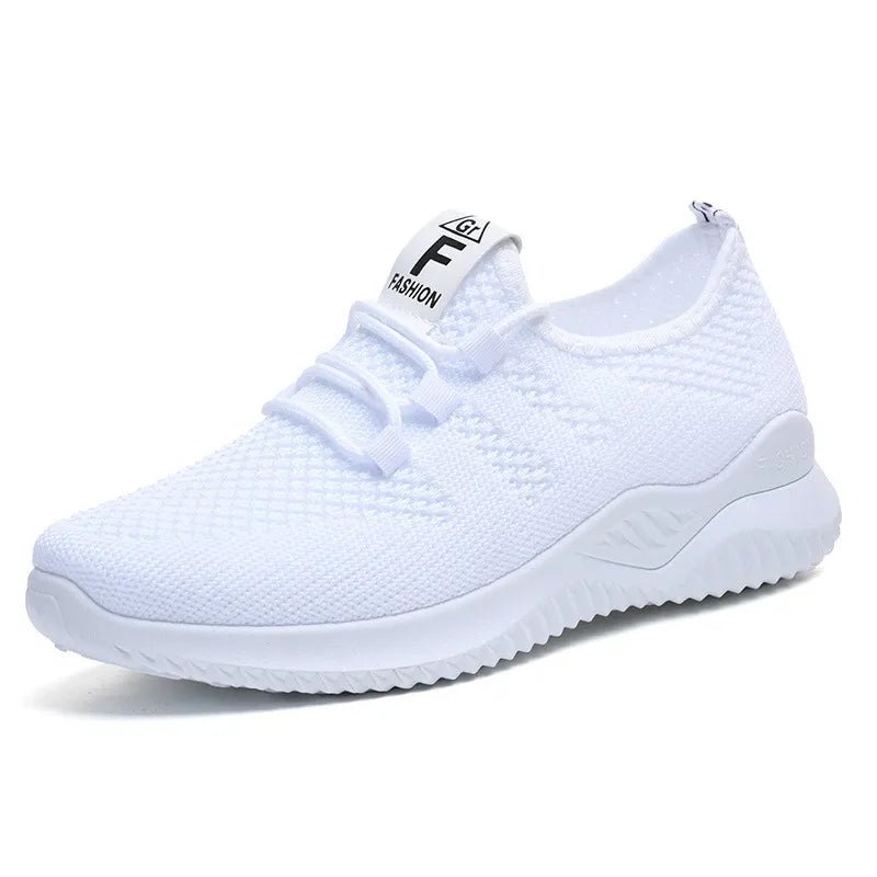 Breathable Mesh Lace Up Athletic - ELC Fashion