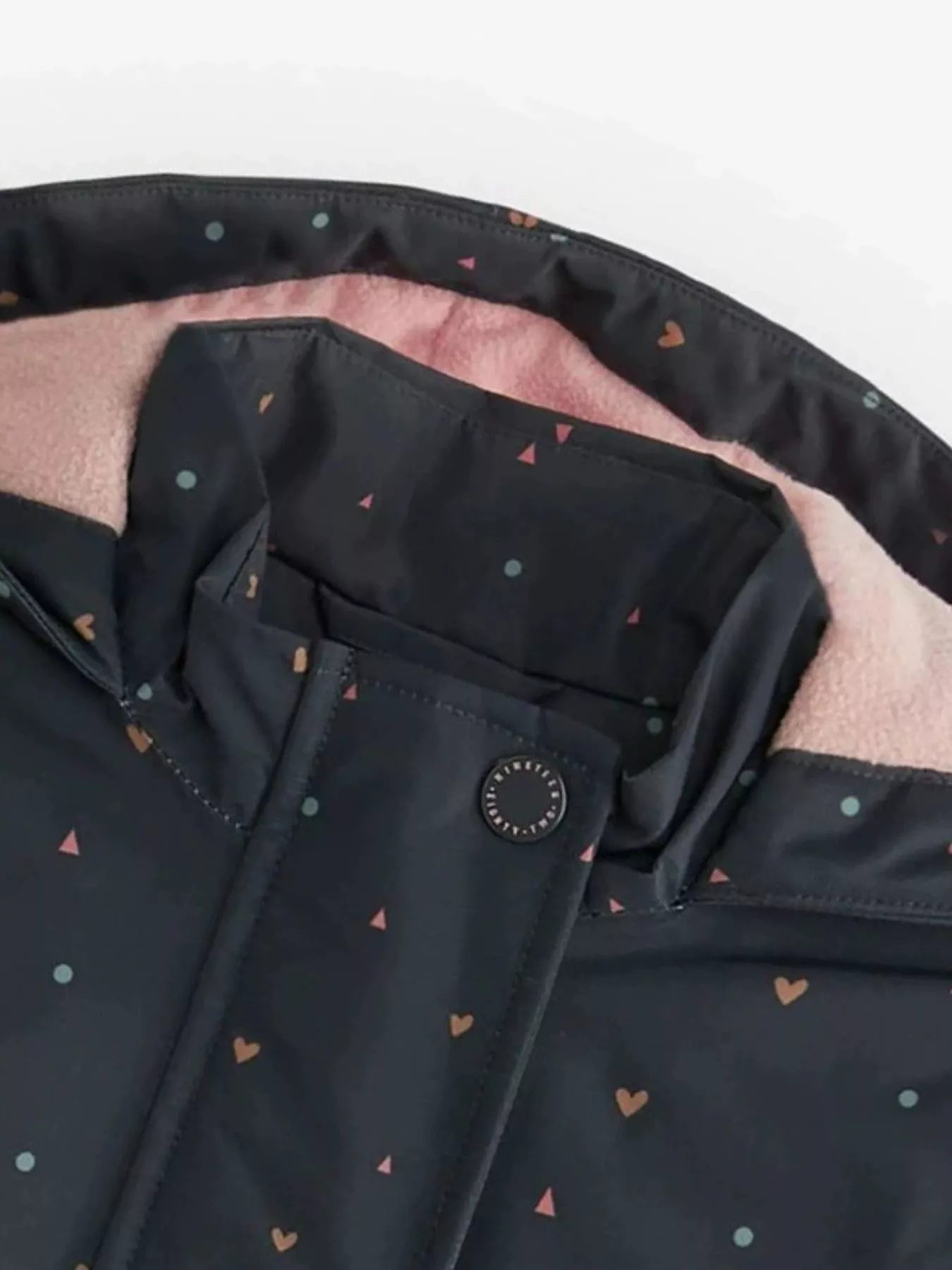 Children's Heart Print Zip Up Jacket - ELC Fashion