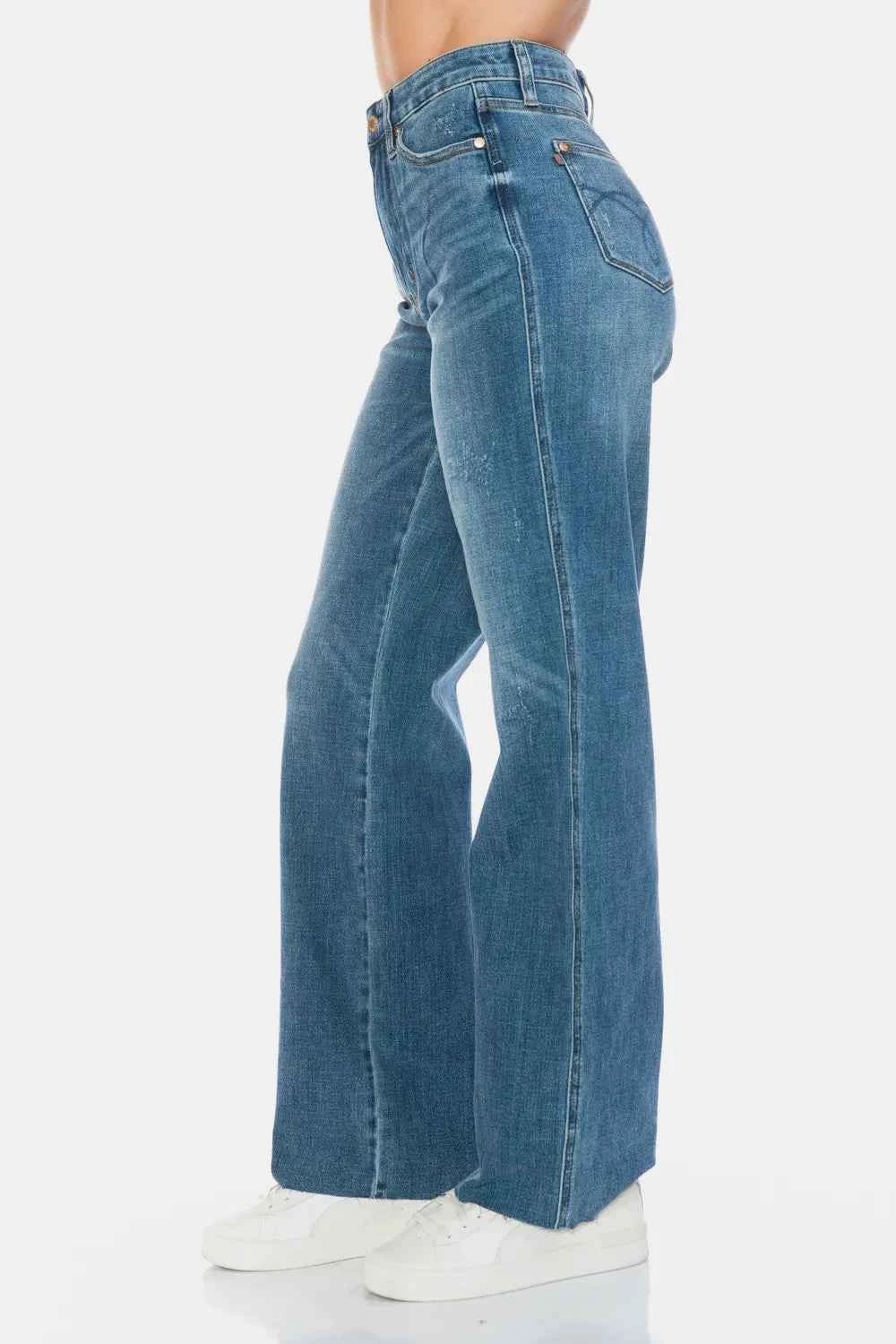 ELC Atelier Classic Judy Blue Inclusive Fit Tummy Control Cut Raw H — Prestige Edit - ELC Fashion
