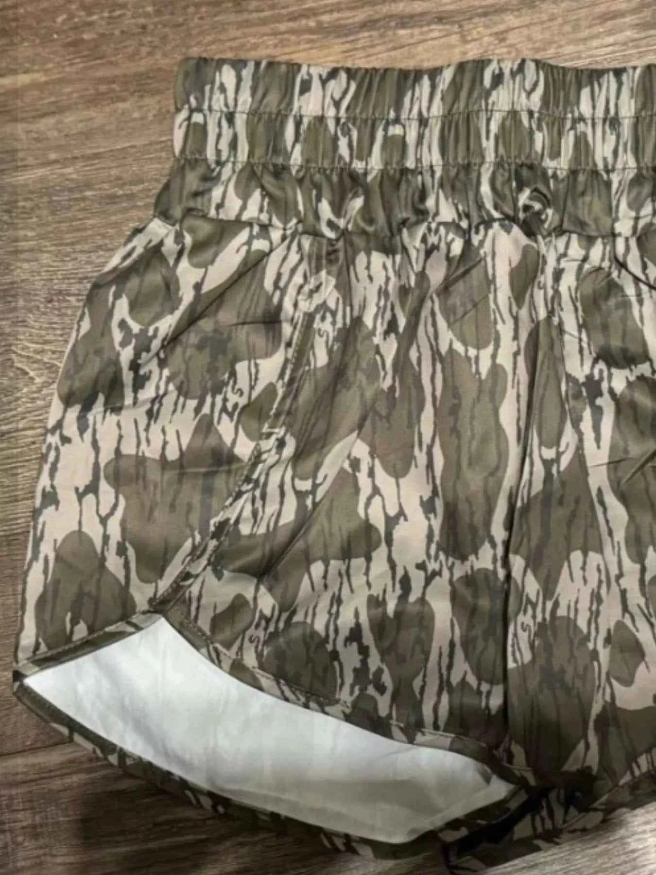 ELC Atelier Modern Camo Print Elastic Waist Shorts — Prestige Edit - ELC Fashion