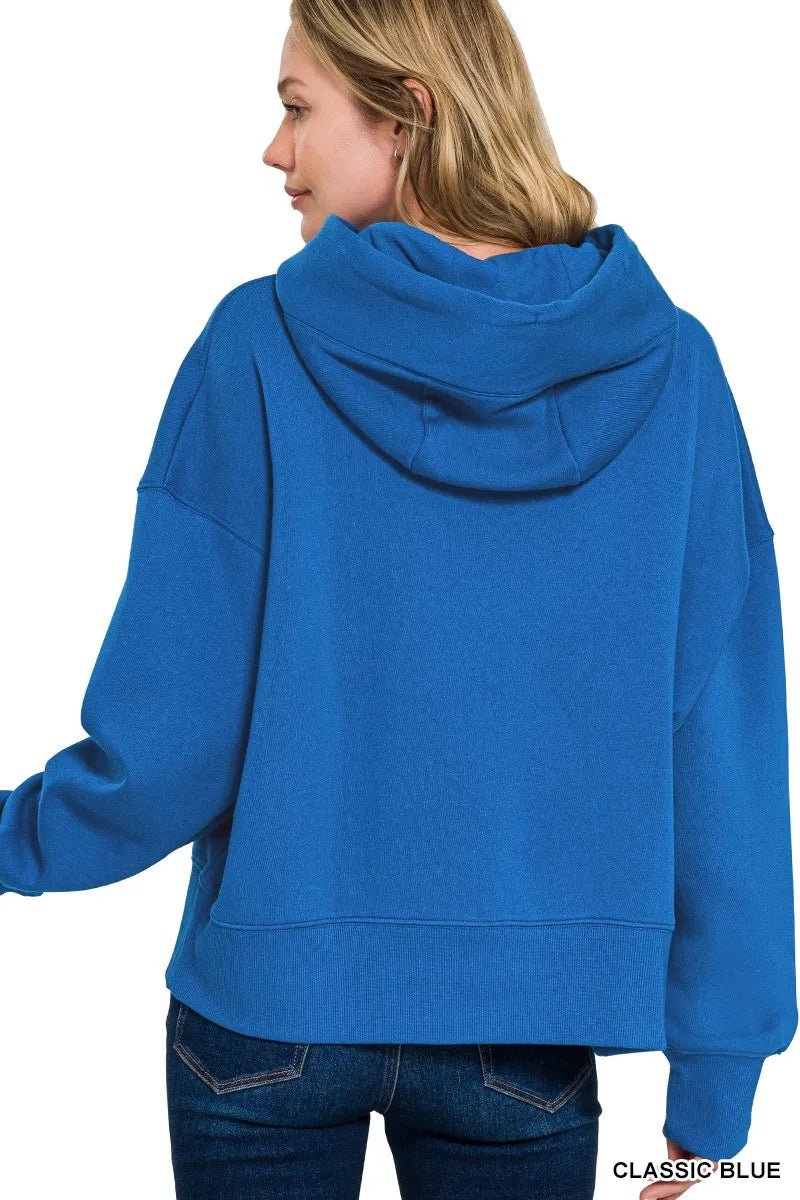 ELC Atelier Modern Zenana Oversized Fleece Kangaroo Pocket Hoodie — Prestige Edit - ELC Fashion