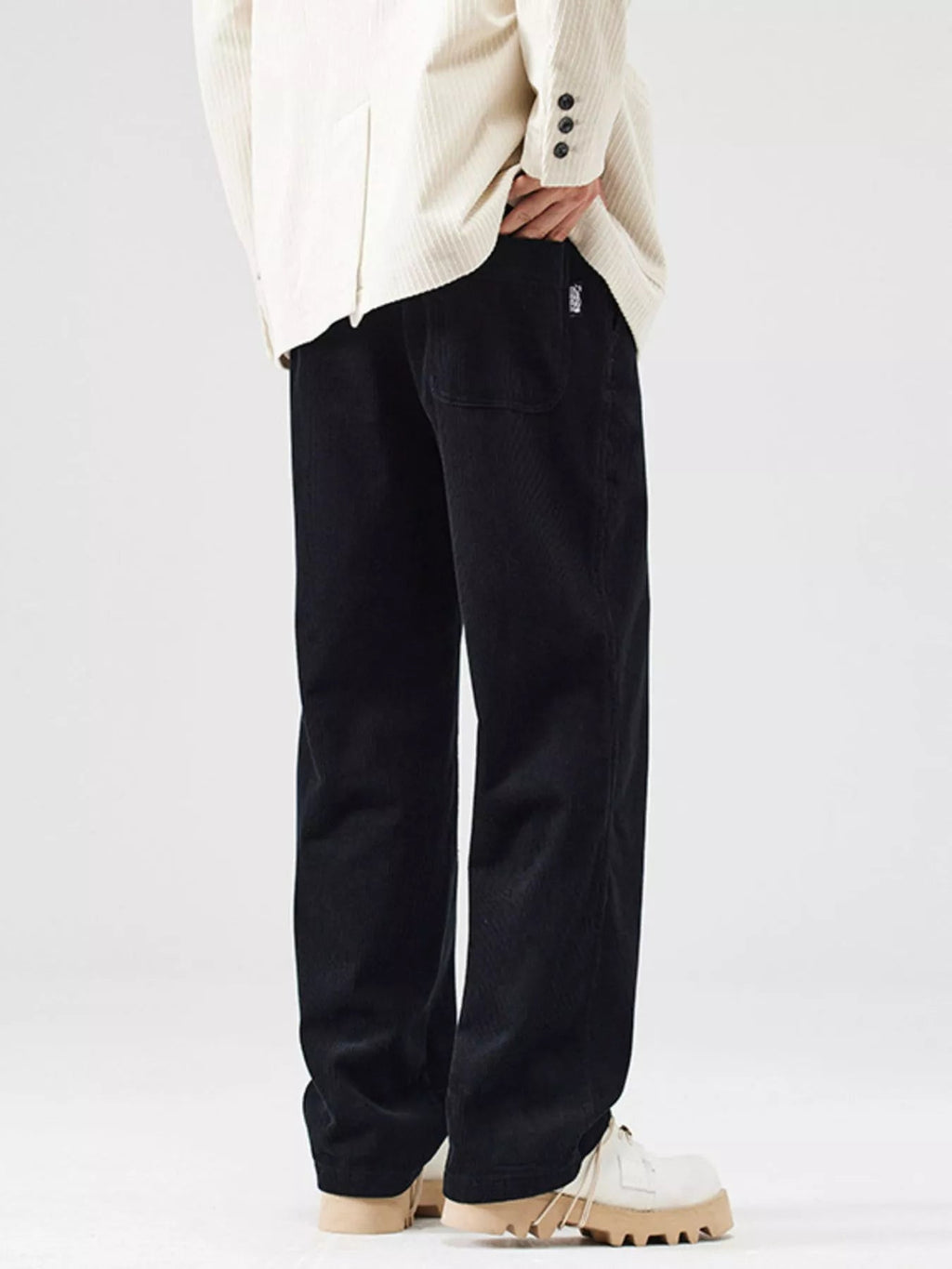 ELC Atelier Premier Men's Extended Fit Comfortable Corduroy Straigh — Prestige Edit - ELC Fashion