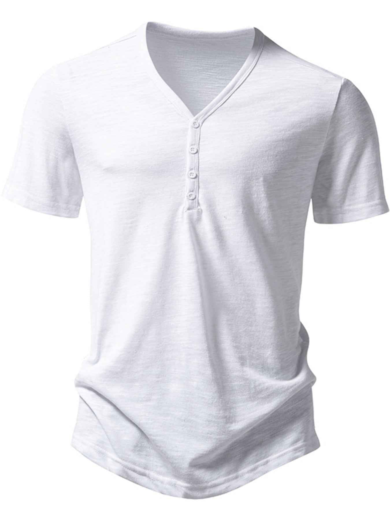 ELC Atelier Refined Men's Casual Button Detail T-Shirt — Prestige Edit - ELC Fashion