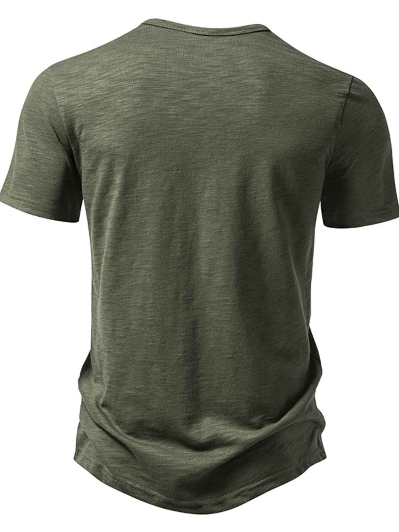 ELC Atelier Refined Men's Casual Button Detail T-Shirt — Prestige Edit - ELC Fashion