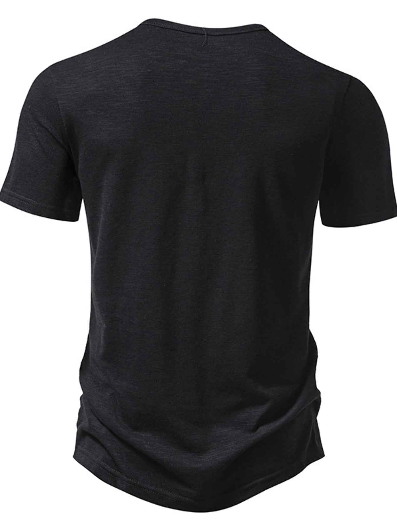 ELC Atelier Refined Men's Casual Button Detail T-Shirt — Prestige Edit - ELC Fashion