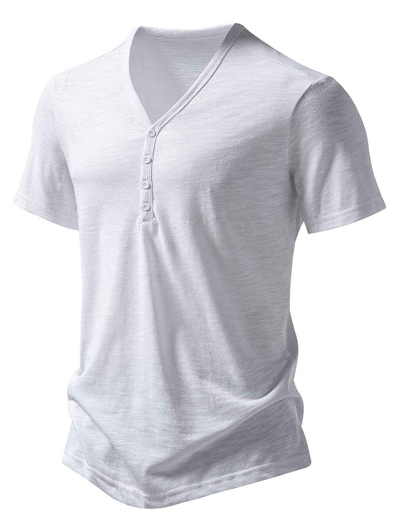ELC Atelier Refined Men's Casual Button Detail T-Shirt — Prestige Edit - ELC Fashion