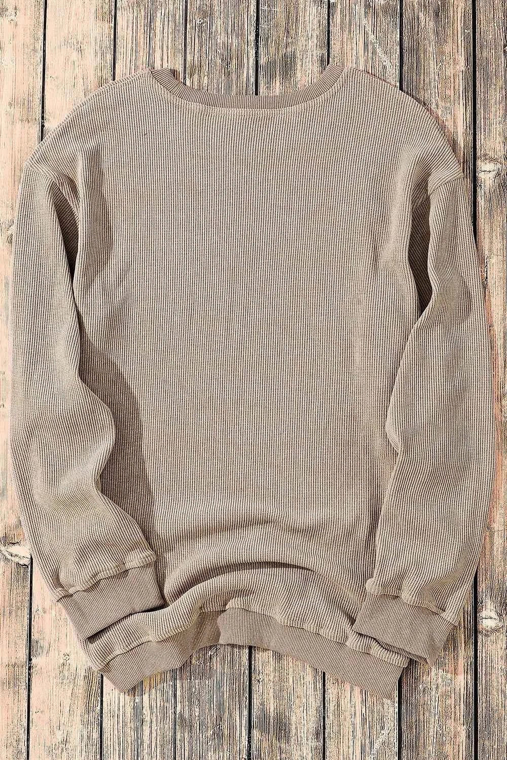 ELC Atelier Refined Sequin Candy Cane Round Neck Sweatshirt — Prestige Edit - ELC Fashion
