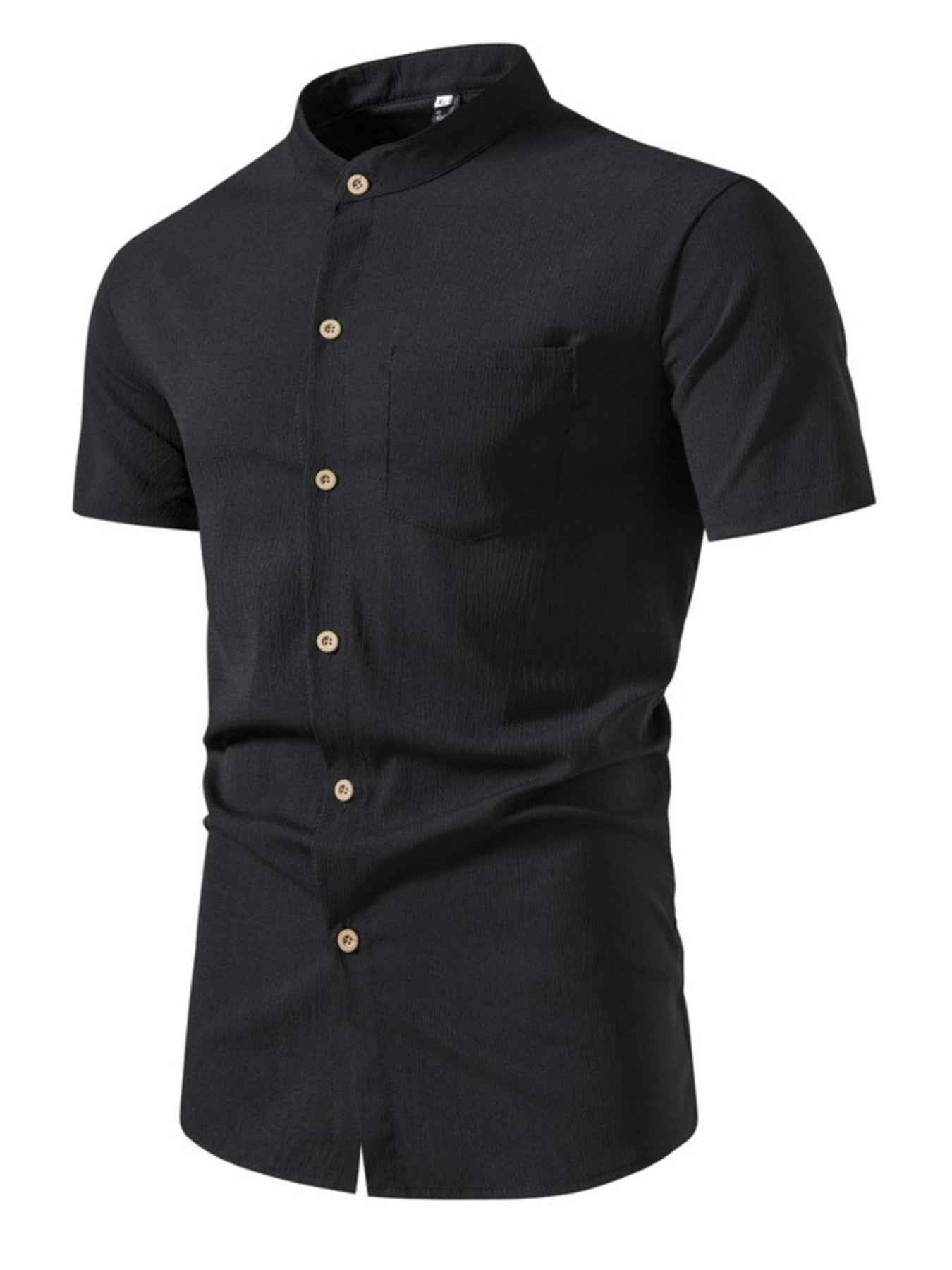 ELC Atelier Signature Men's Extended Fit Button Up Short Sleeve Shi — Prestige Edit - ELC Fashion