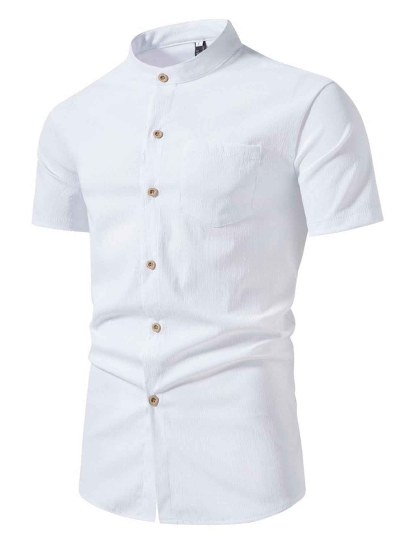 ELC Atelier Signature Men's Extended Fit Button Up Short Sleeve Shi — Prestige Edit - ELC Fashion