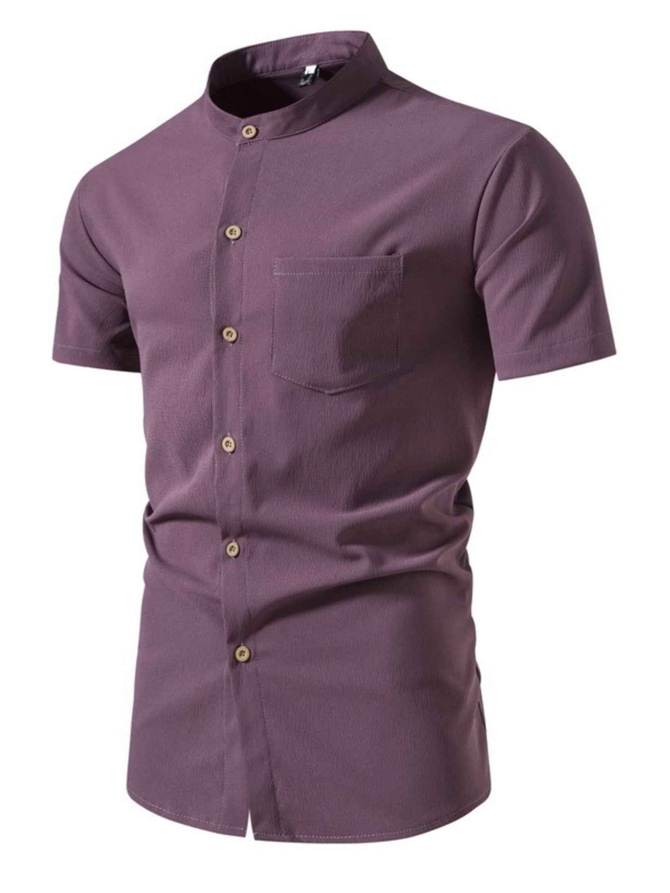 ELC Atelier Signature Men's Extended Fit Button Up Short Sleeve Shi — Prestige Edit - ELC Fashion