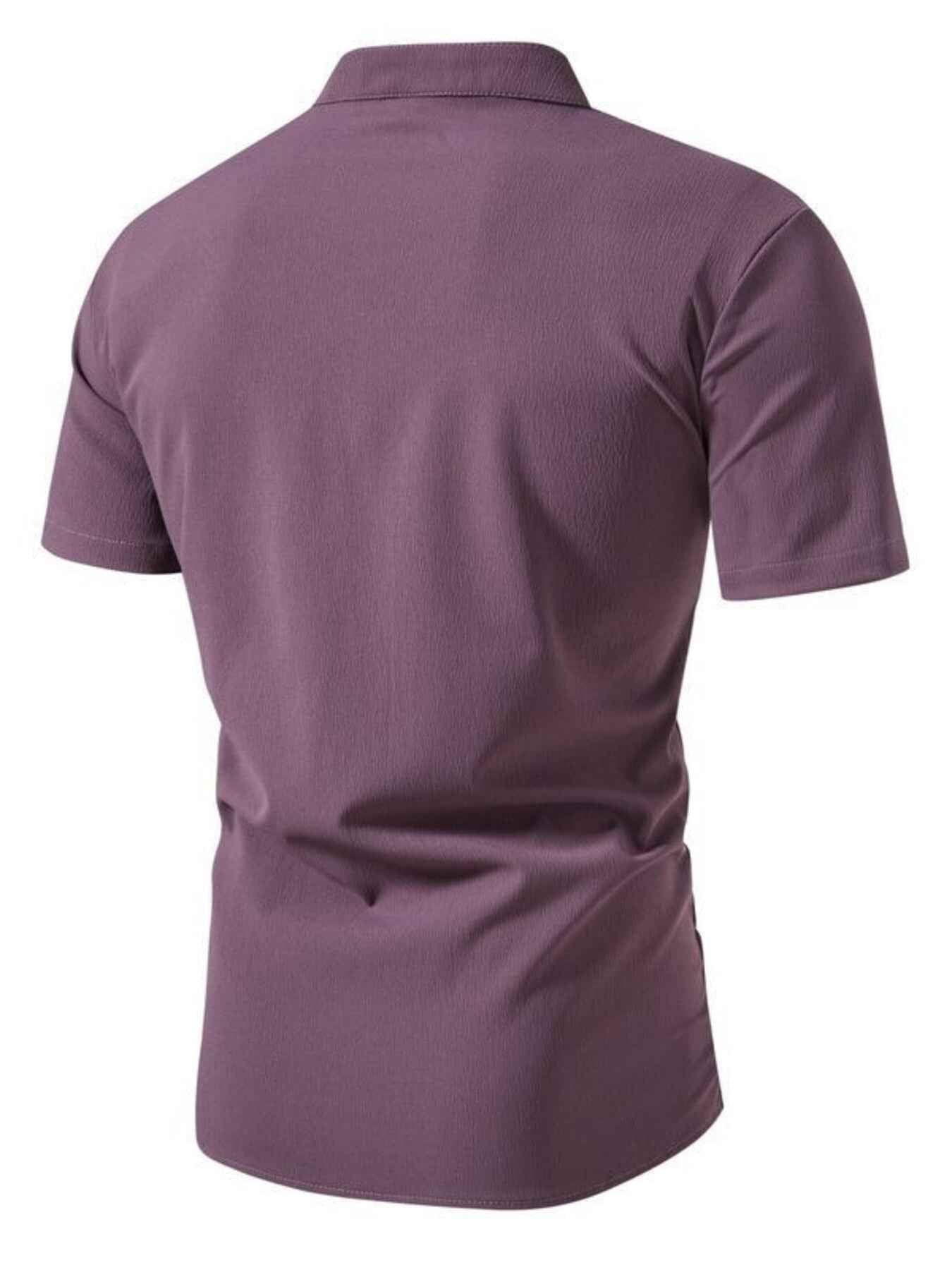 ELC Atelier Signature Men's Extended Fit Button Up Short Sleeve Shi — Prestige Edit - ELC Fashion