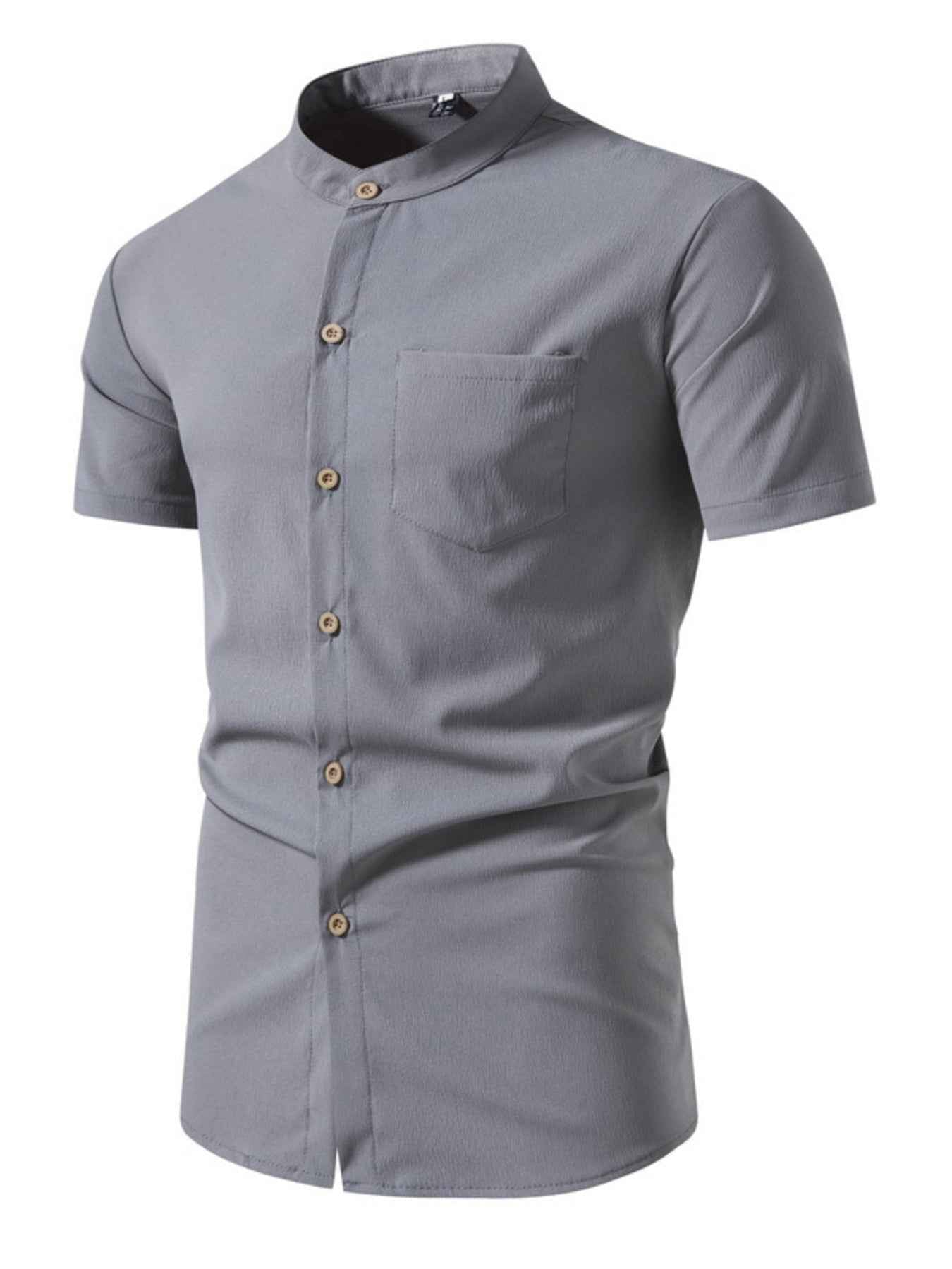 ELC Atelier Signature Men's Extended Fit Button Up Short Sleeve Shi — Prestige Edit - ELC Fashion