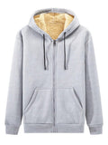 ELC Atelier Tailored Men's Extended Fit Sherpa Lined Zip Up Hoodie — Prestige Edit - ELC Fashion