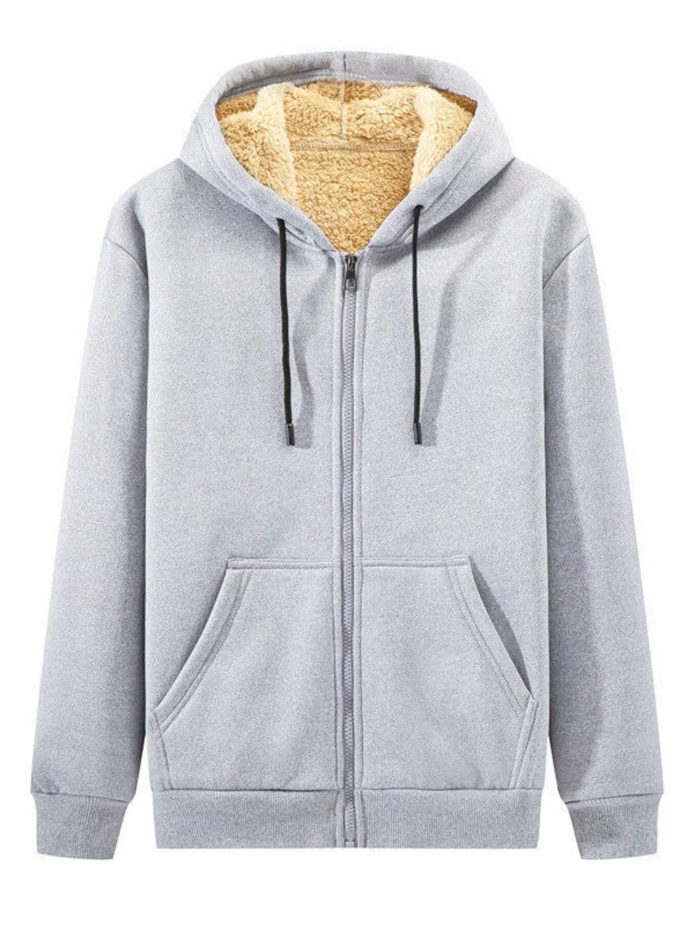 ELC Atelier Tailored Men's Extended Fit Sherpa Lined Zip Up Hoodie — Prestige Edit - ELC Fashion