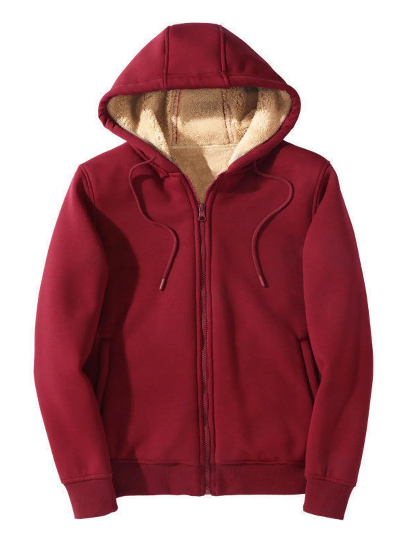 ELC Atelier Tailored Men's Extended Fit Sherpa Lined Zip Up Hoodie — Prestige Edit - ELC Fashion