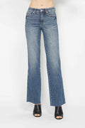 Judy Blue Full Size Tummy Control Straight Jeans - ELC Fashion