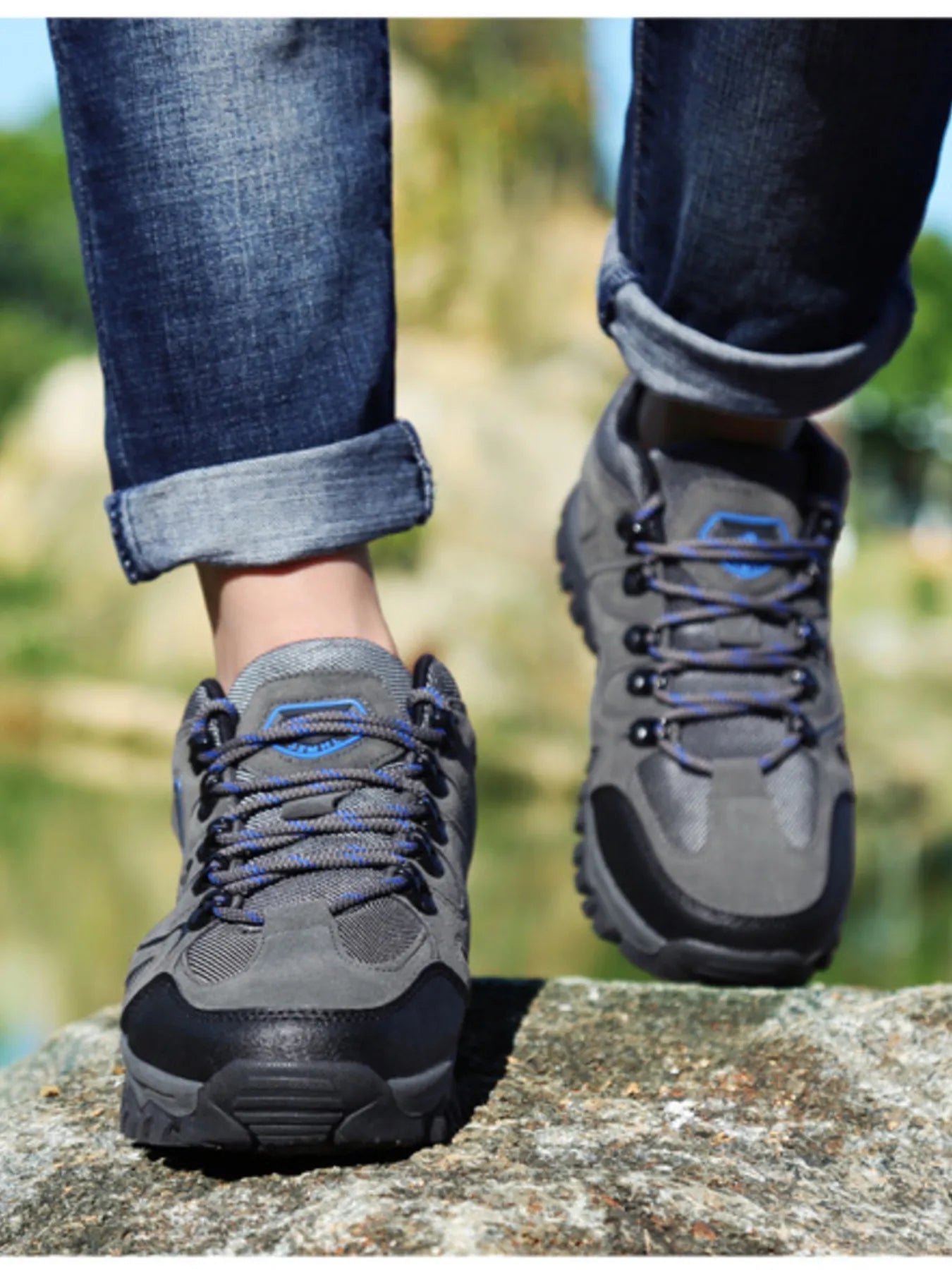 Men's Lace Up Athletic Shoes - ELC Fashion