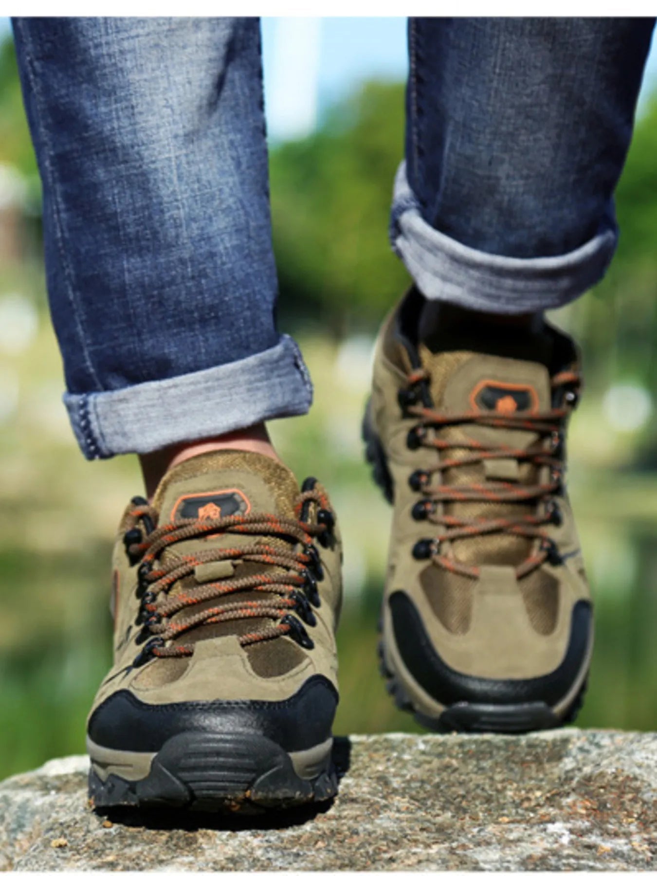 Men's Lace Up Athletic Shoes - ELC Fashion