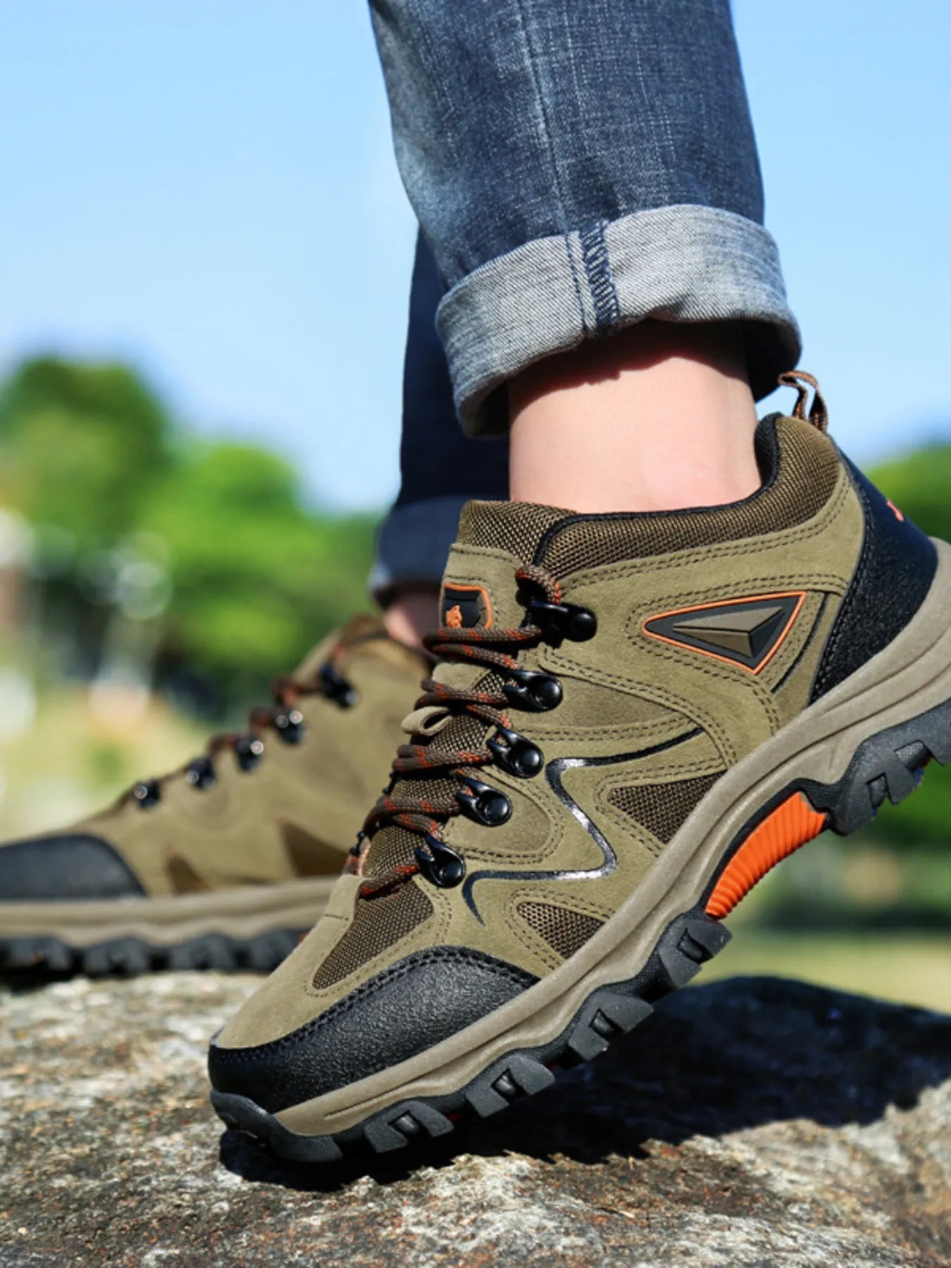 Men's Lace Up Athletic Shoes - ELC Fashion