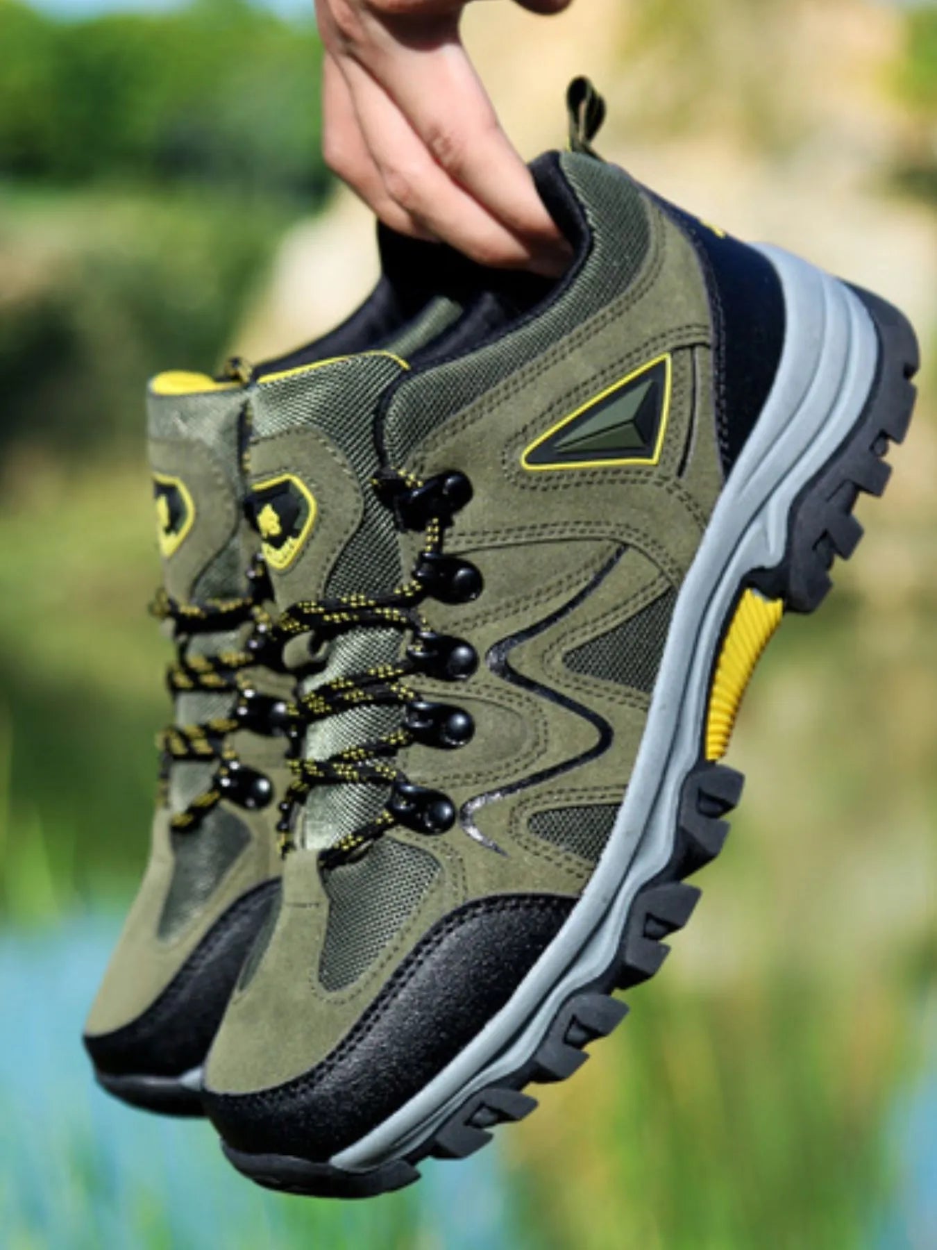 Men's Lace Up Athletic Shoes - ELC Fashion