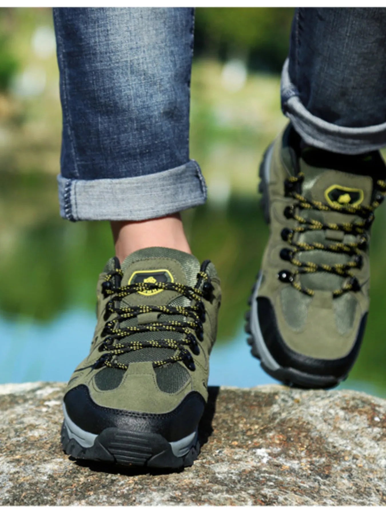 Men's Lace Up Athletic Shoes - ELC Fashion