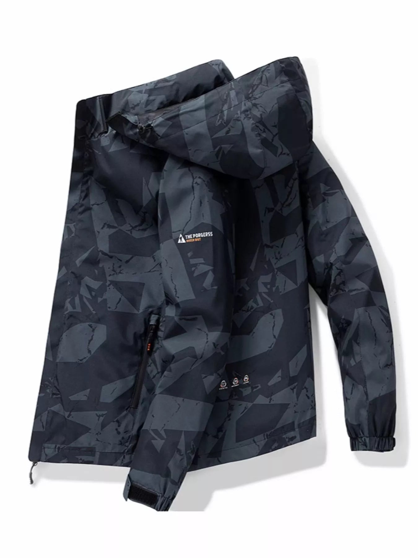 Men's Plus Size Camouflage Waterproof Outdoor Jacket - ELC Fashion