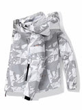 Men's Plus Size Camouflage Waterproof Outdoor Jacket - ELC Fashion