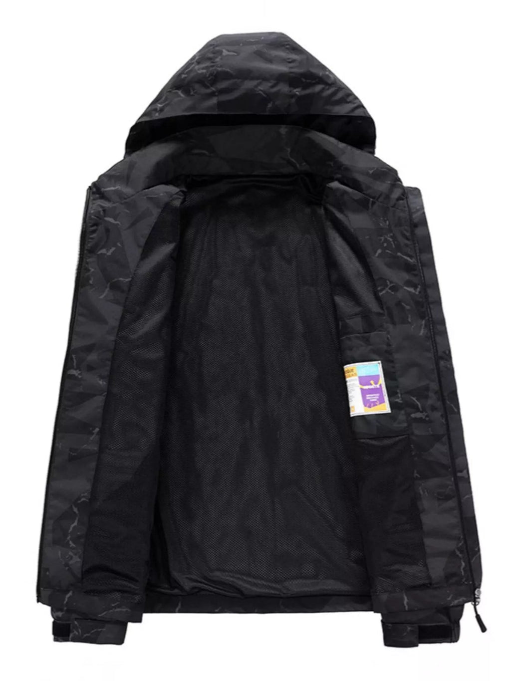 Men's Plus Size Camouflage Waterproof Outdoor Jacket - ELC Fashion