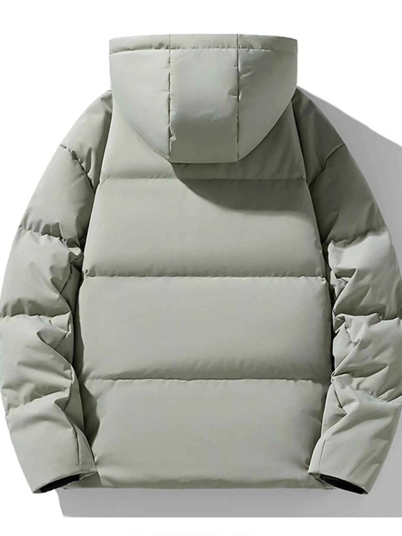 Men's Plus Size Hooded Padded Winter Coat - ELC Fashion