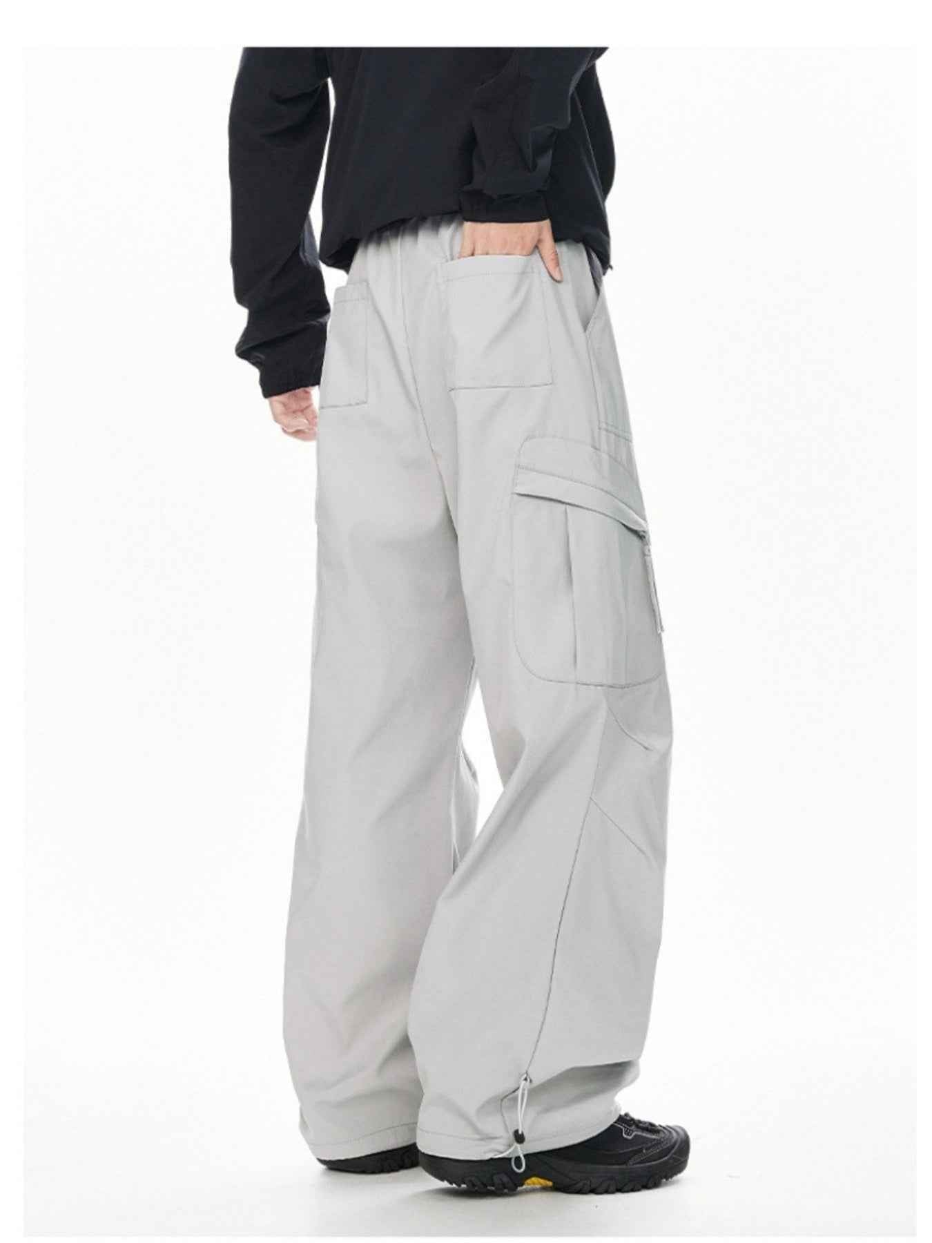 Men's Plus Size Loose Fit Cargo Pants - ELC Fashion