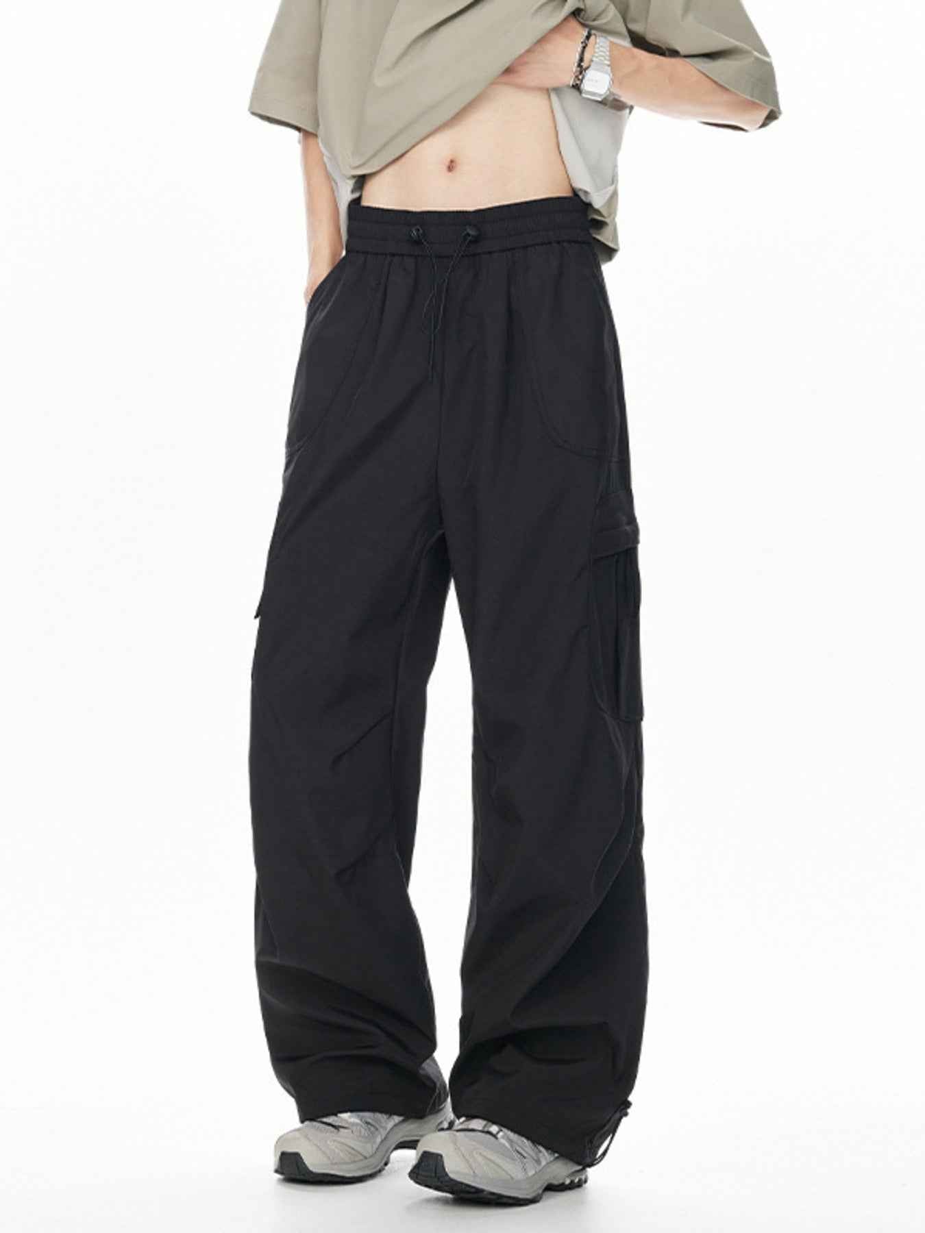 Men's Plus Size Loose Fit Cargo Pants - ELC Fashion