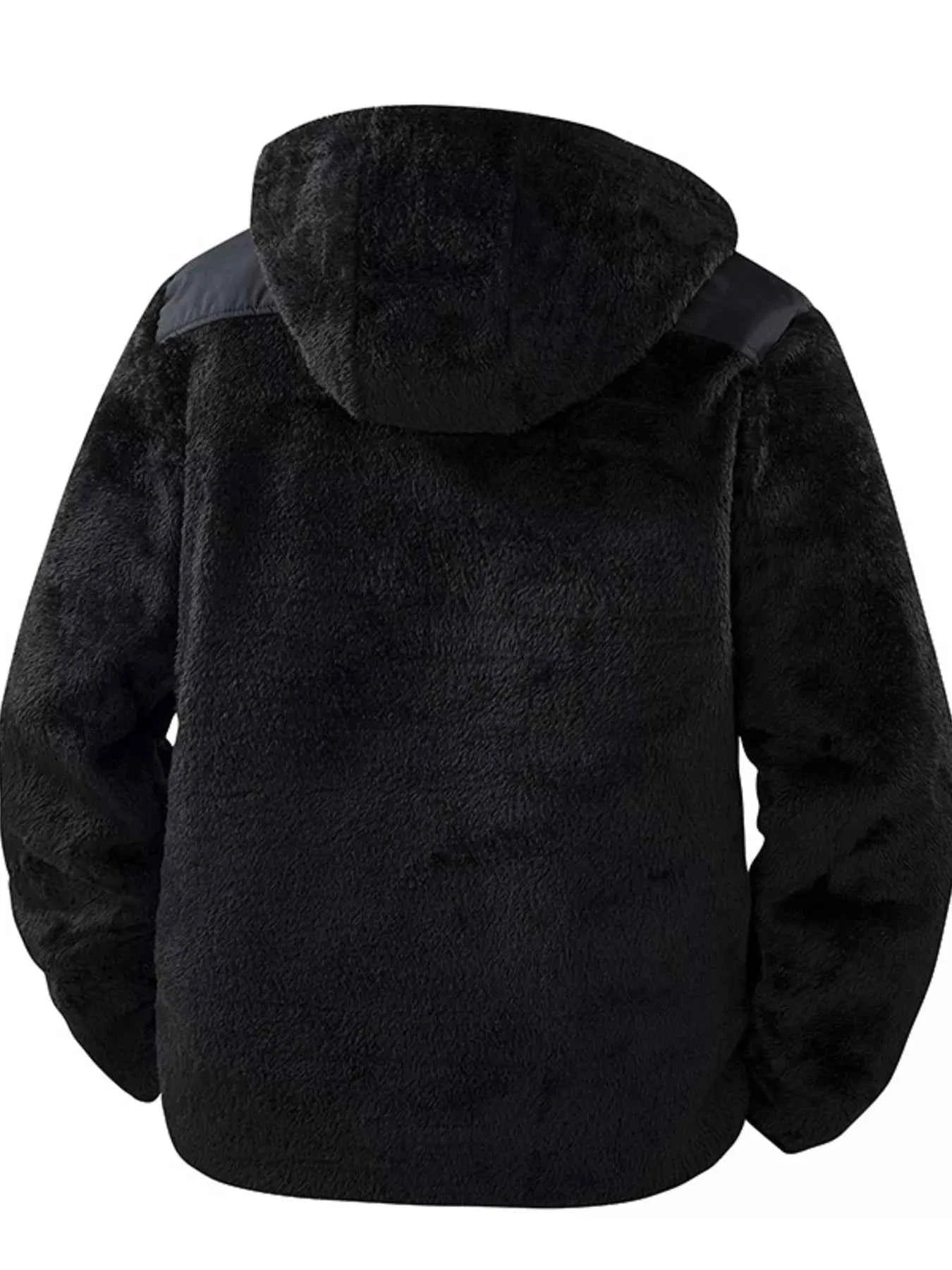 Men's Zip Up Fleece Hooded Jacket - ELC Fashion