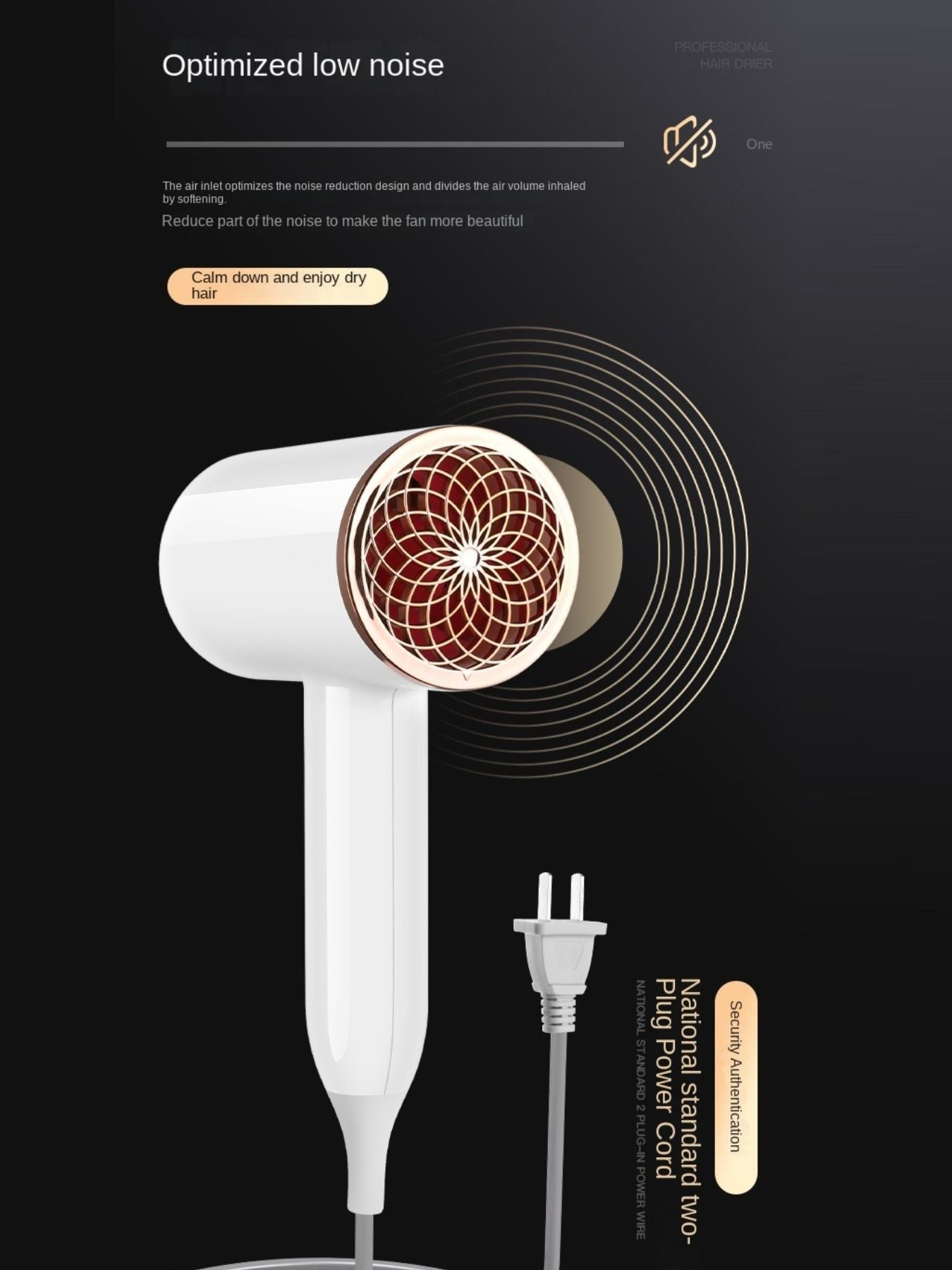 Quick - Drying & Hair Care Household Hair Dryer - ELC Fashion
