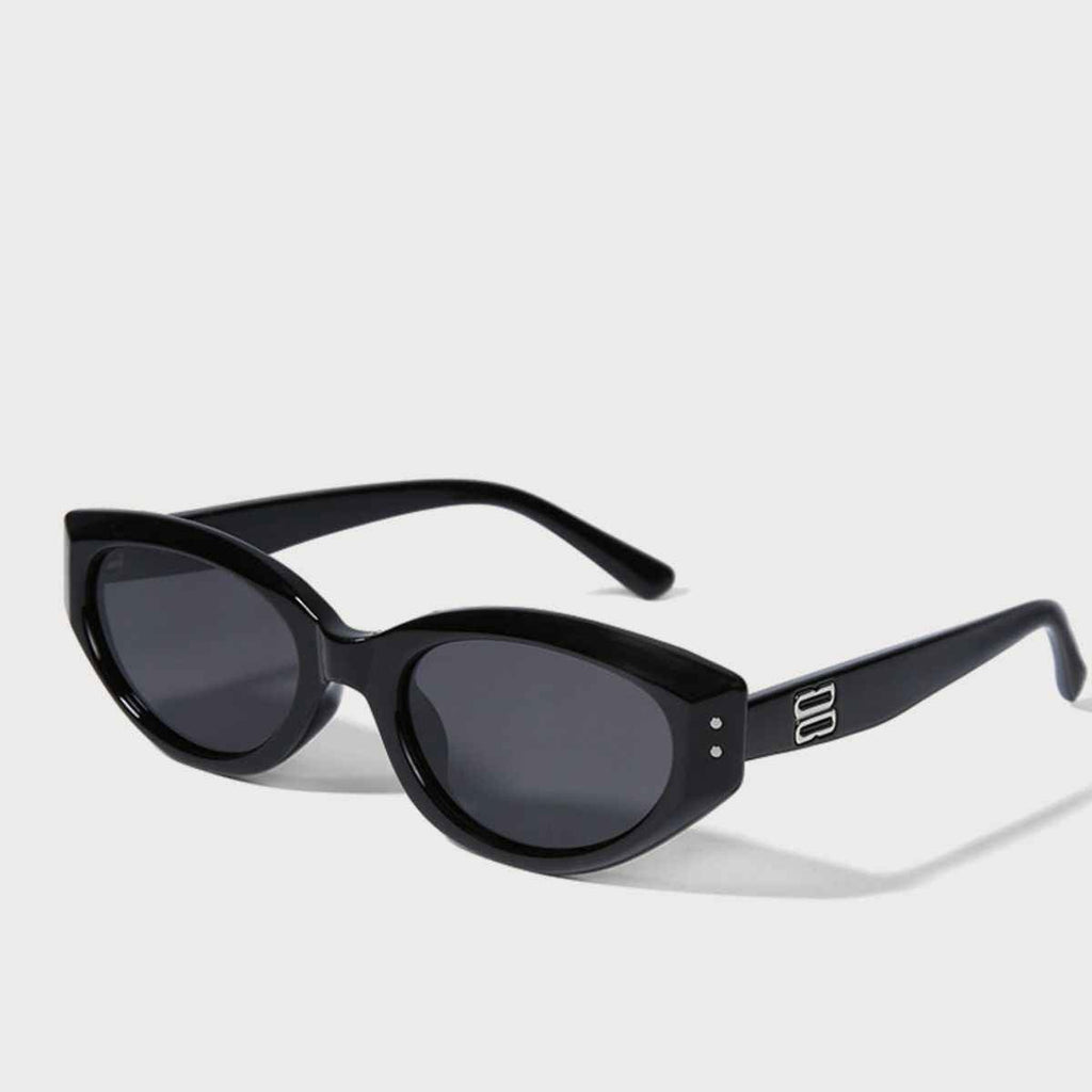 Retro Oval Frame Sunglasses - ELC Fashion