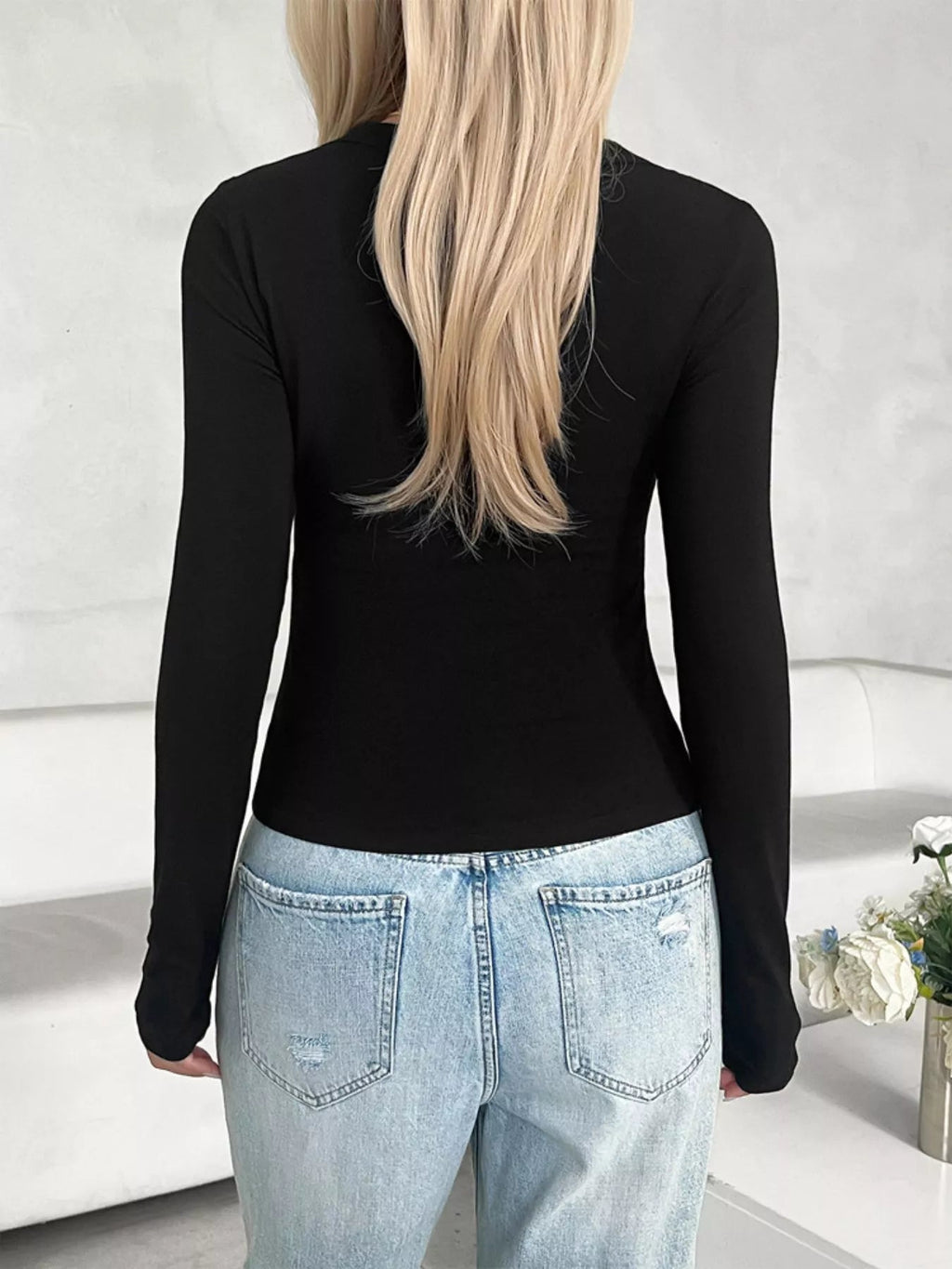 Slim Fit Long Sleeve T-Shirt - ELC Fashion