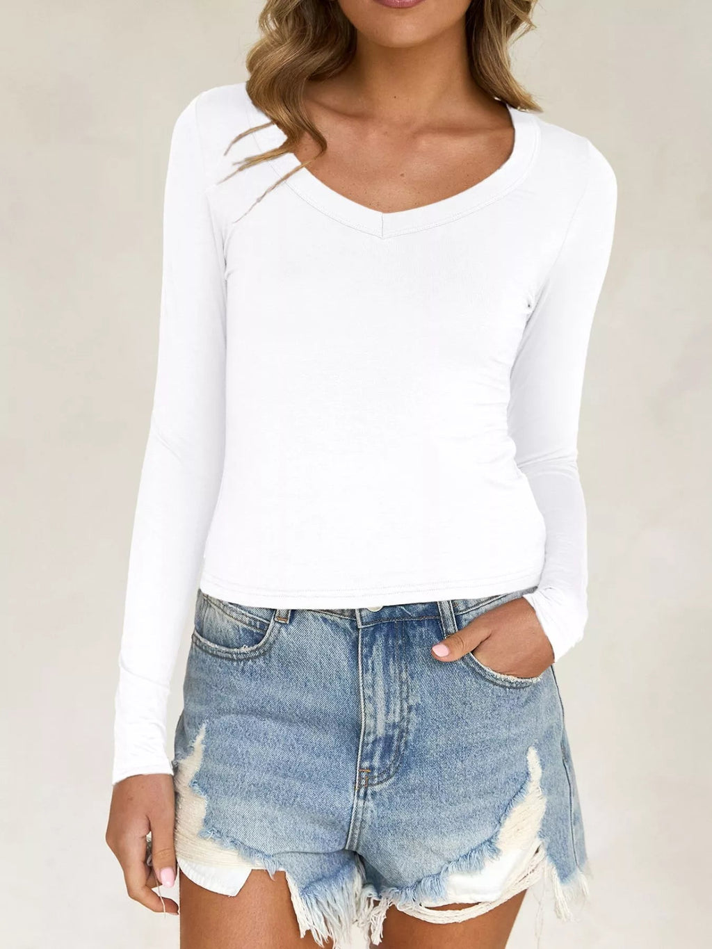 Slim Fit Long Sleeve T-Shirt - ELC Fashion