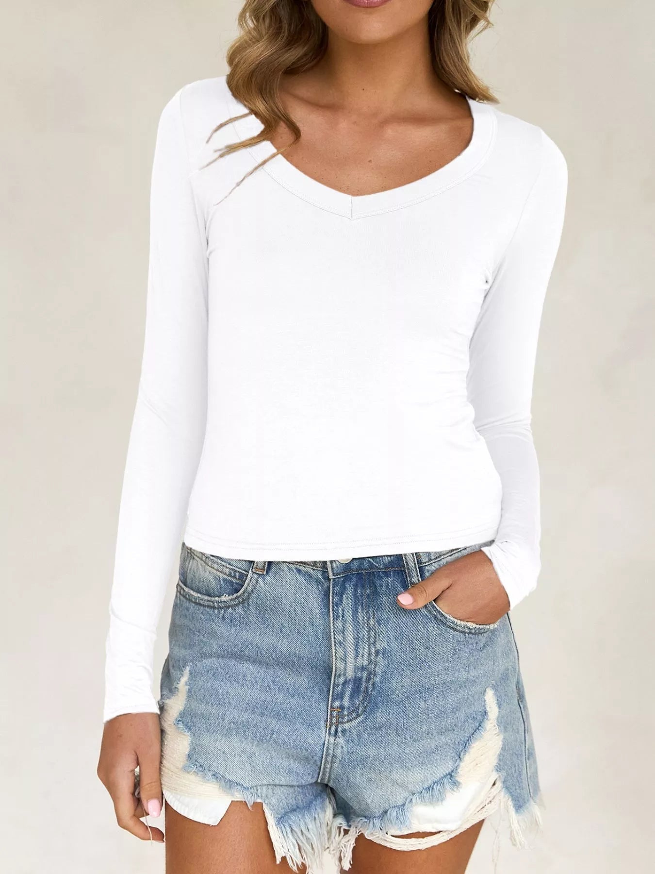 Slim Fit Long Sleeve T-Shirt - ELC Fashion