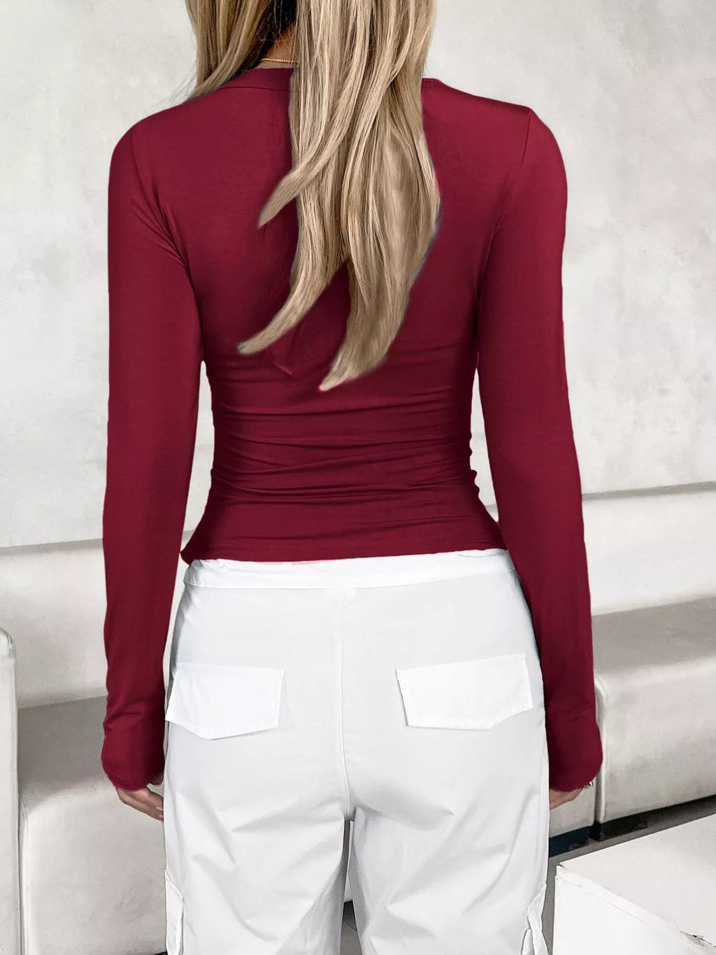 Slim Fit Long Sleeve T-Shirt - ELC Fashion