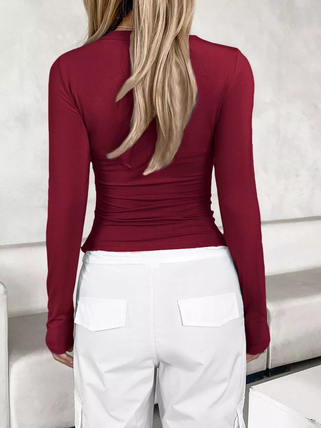 Slim Fit Long Sleeve T-Shirt - ELC Fashion