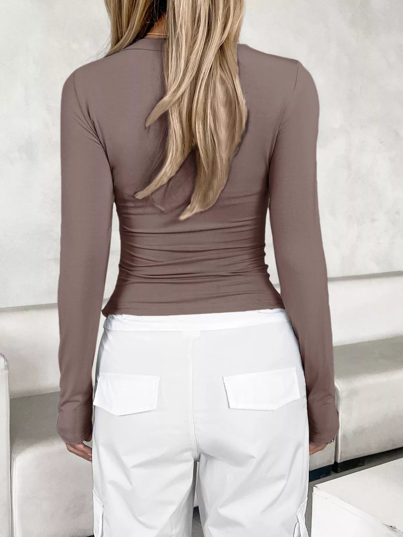 Slim Fit Long Sleeve T-Shirt - ELC Fashion