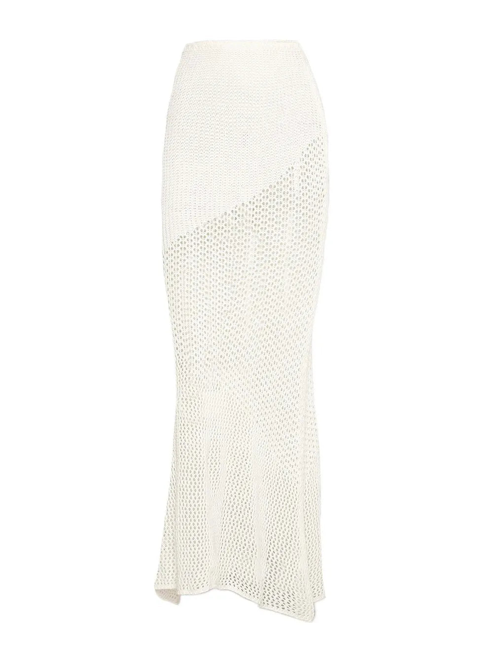 Tied Long Sleeve Top and Skirt Cover Up Set - ELC Fashion