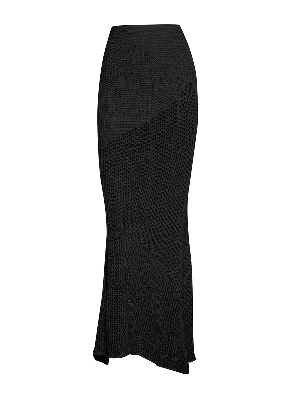 Tied Long Sleeve Top and Skirt Cover Up Set - ELC Fashion