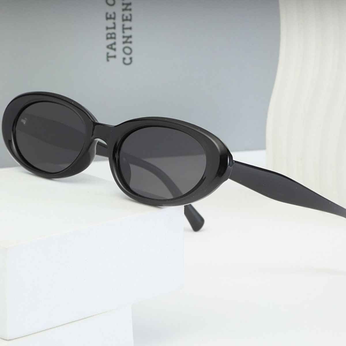 UV Protection Oval Sunglasses - ELC Fashion