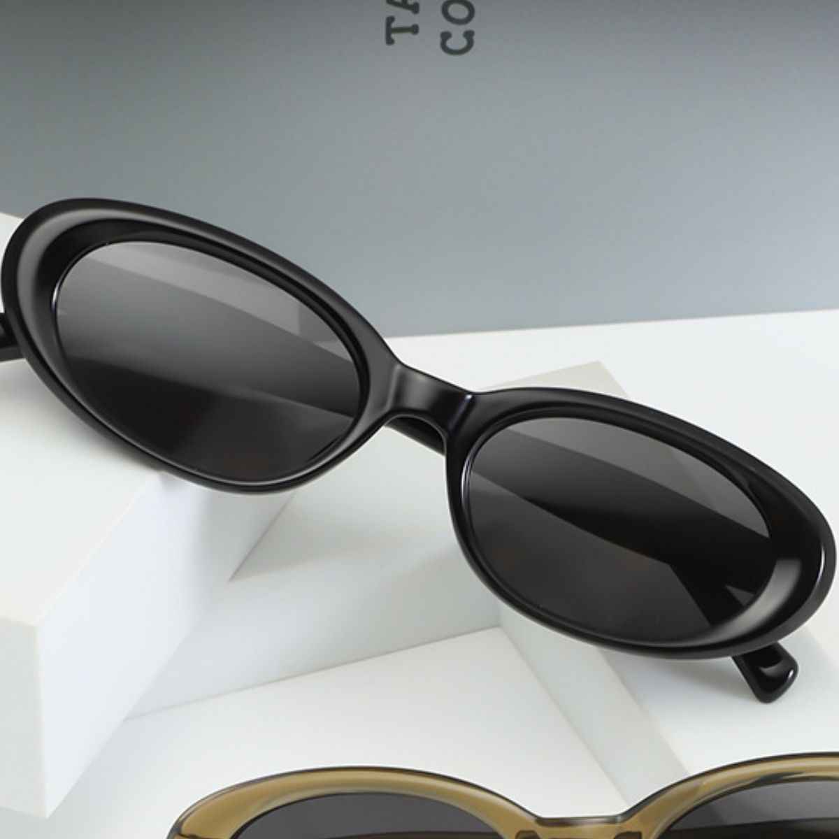 UV Protection Oval Sunglasses - ELC Fashion