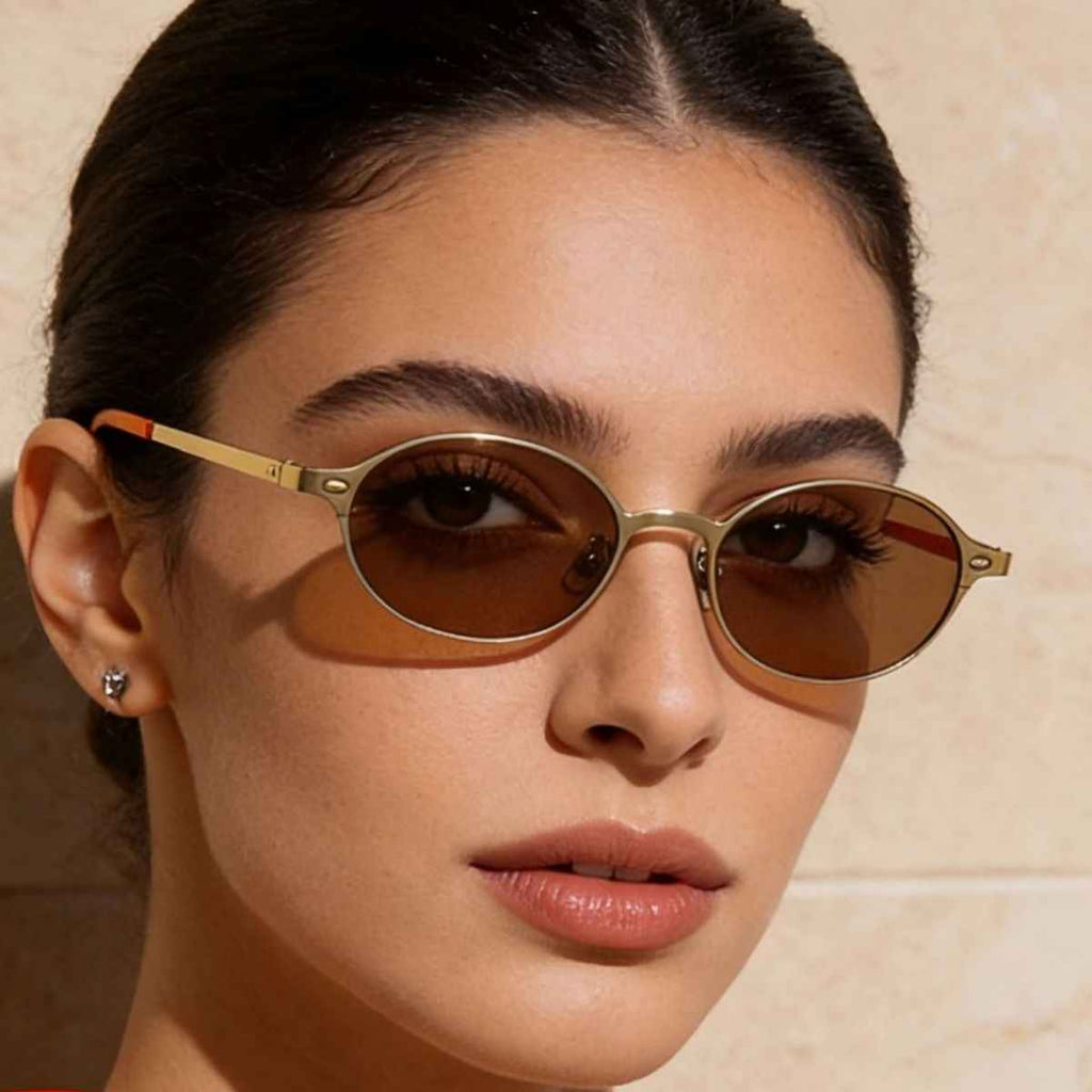 Vintage Oval Sunglasses - ELC Fashion